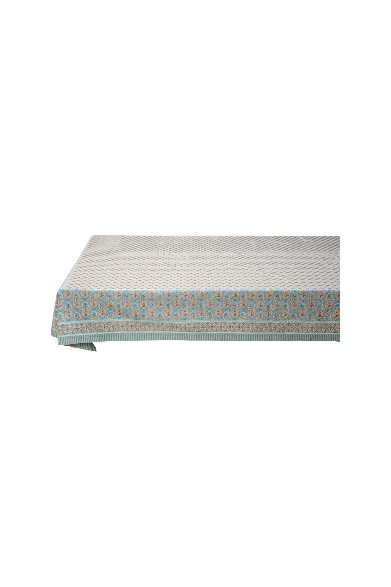 Скатерть Blooming Tales Khaki-Blue ракурс 2
