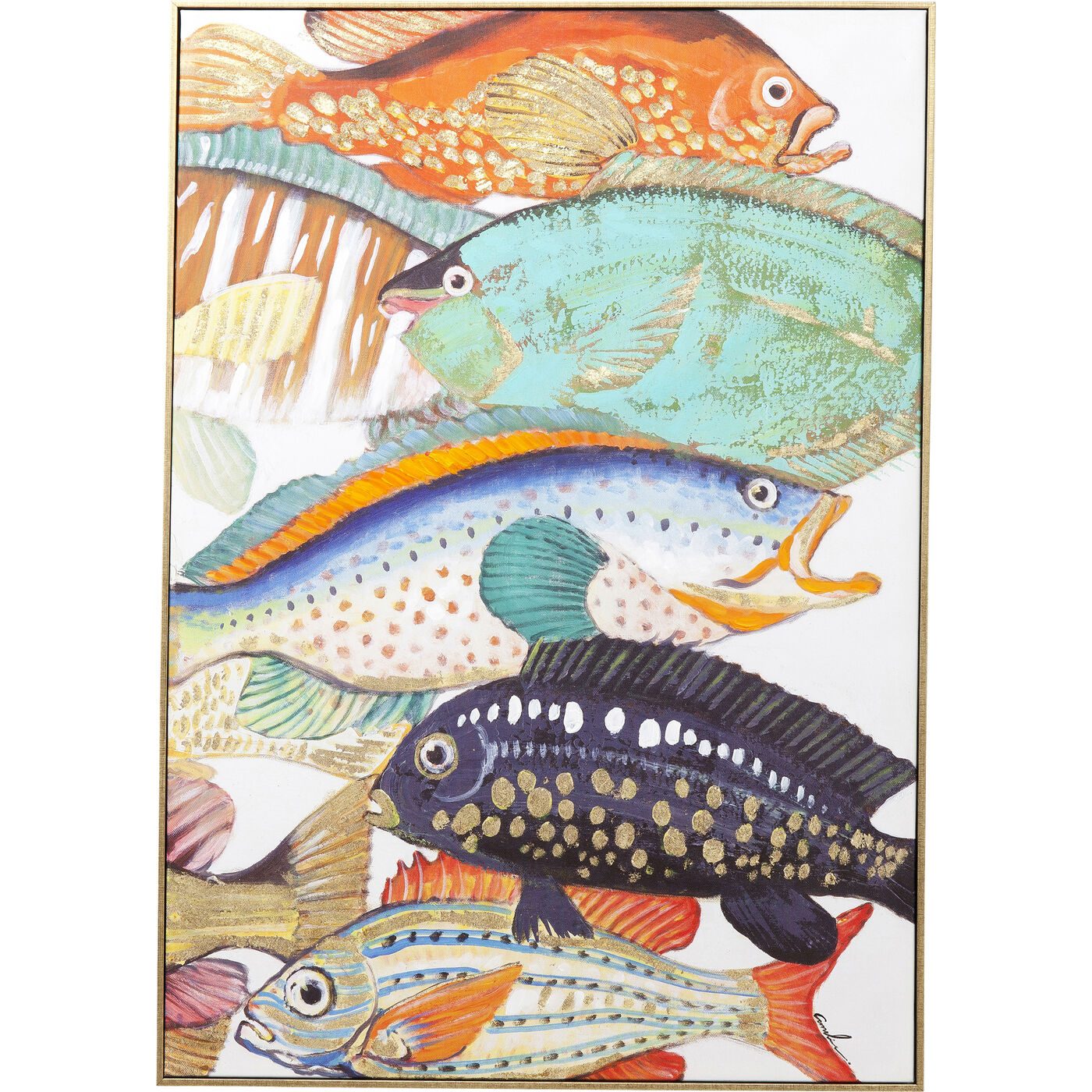 Картина Touched Fish Meeting One (2 шт.) ракурс 6