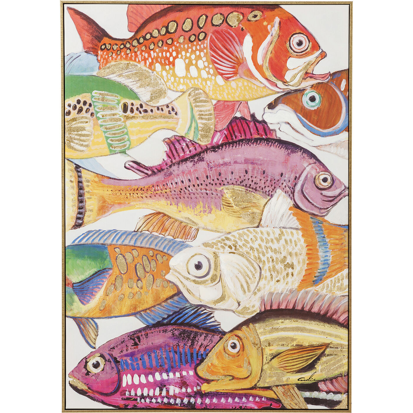Картина Touched Fish Meeting One (2 шт.) ракурс 7