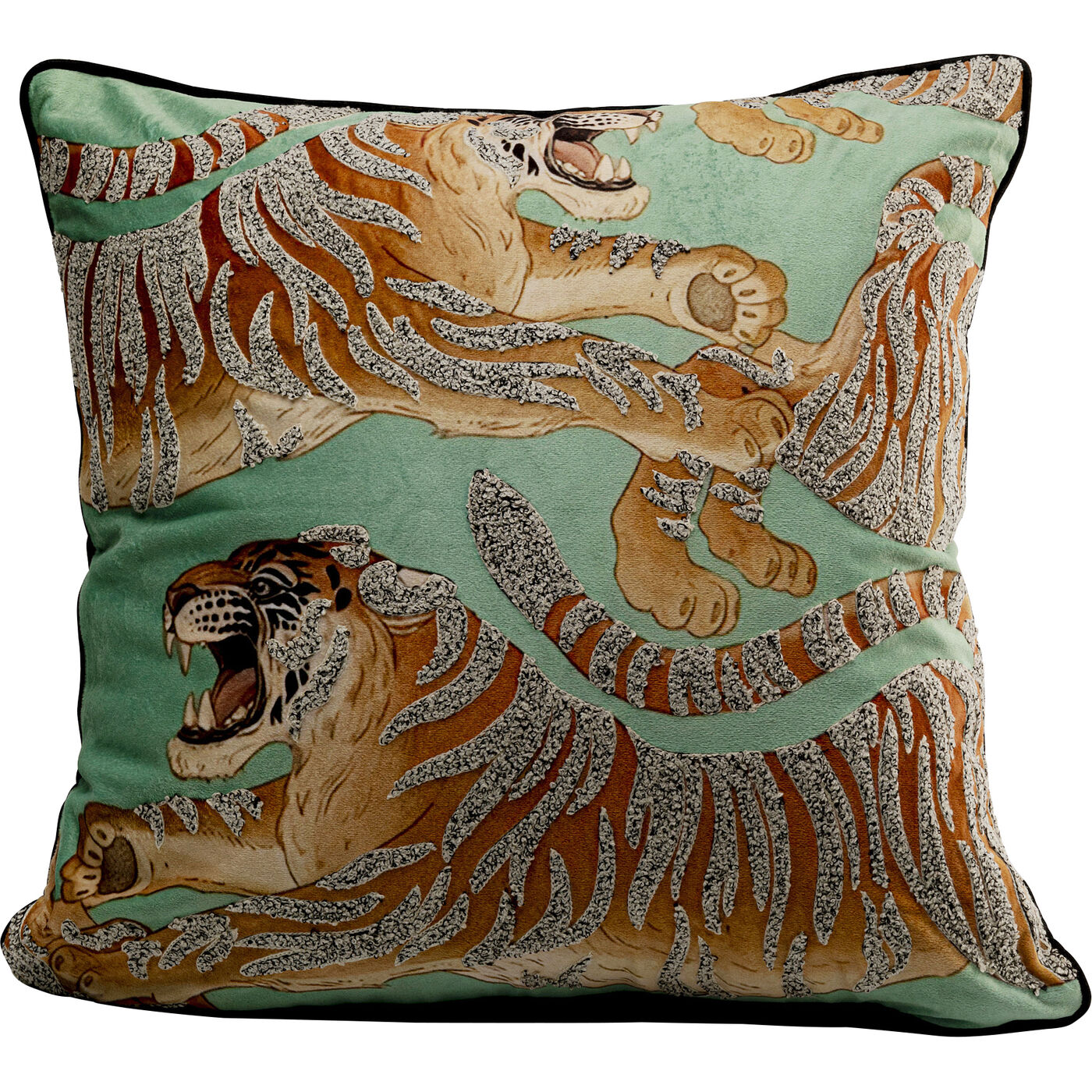 Подушка Tiger Love Mint, 45x45 см