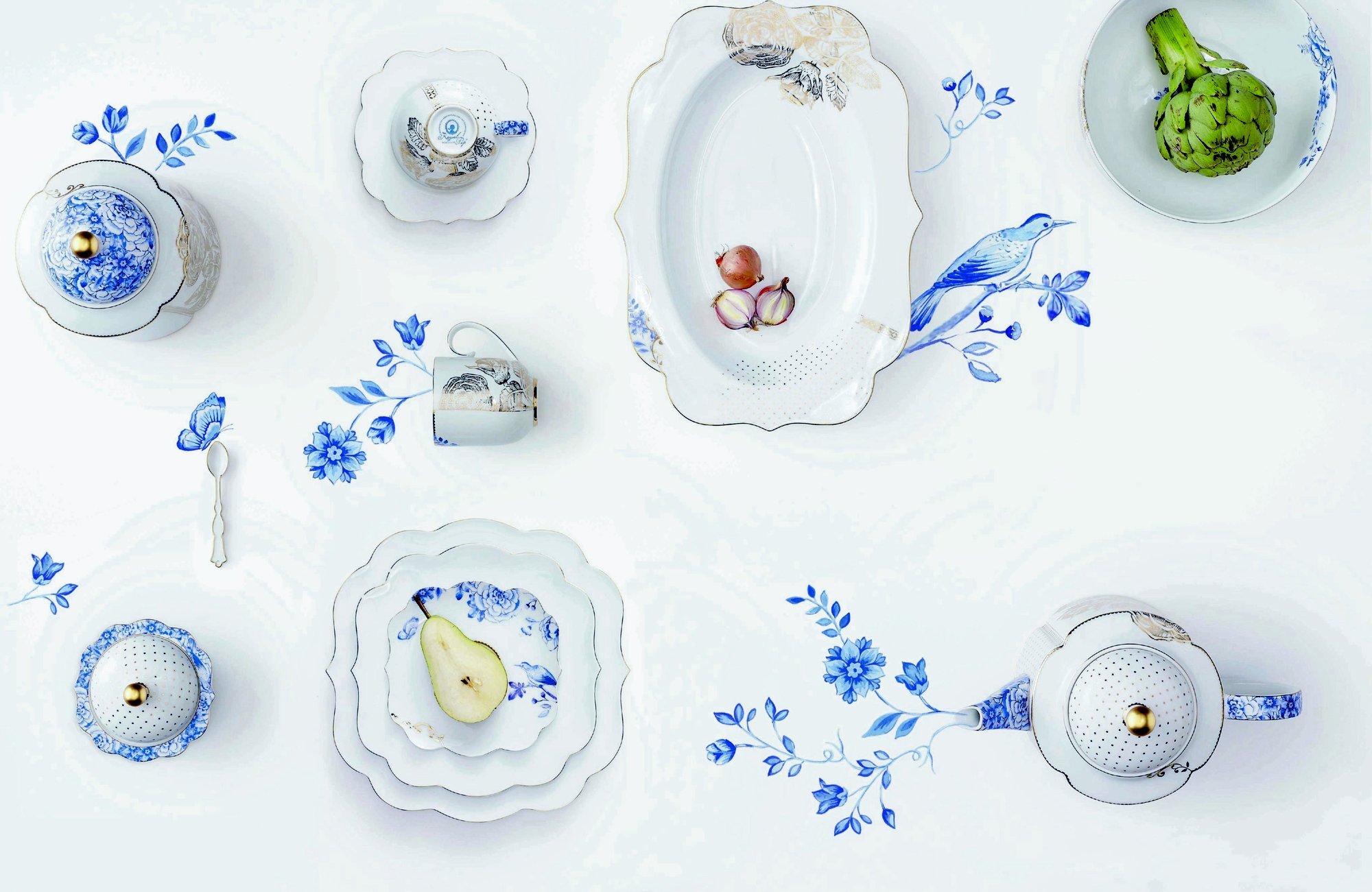 Блюдо овальное Royal White ракурс 3