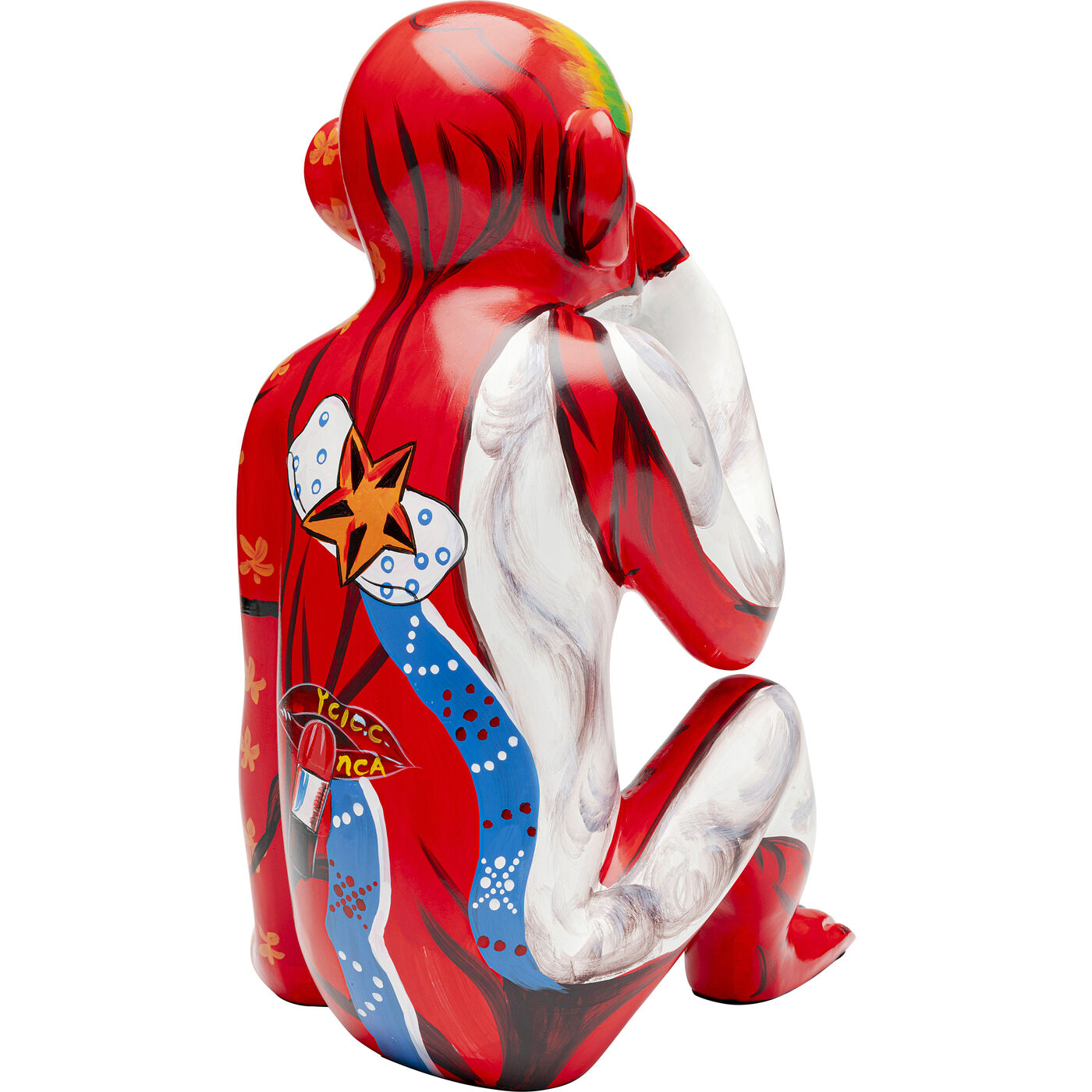 Фигура декоративная Graffiti Monkey Red ракурс 7