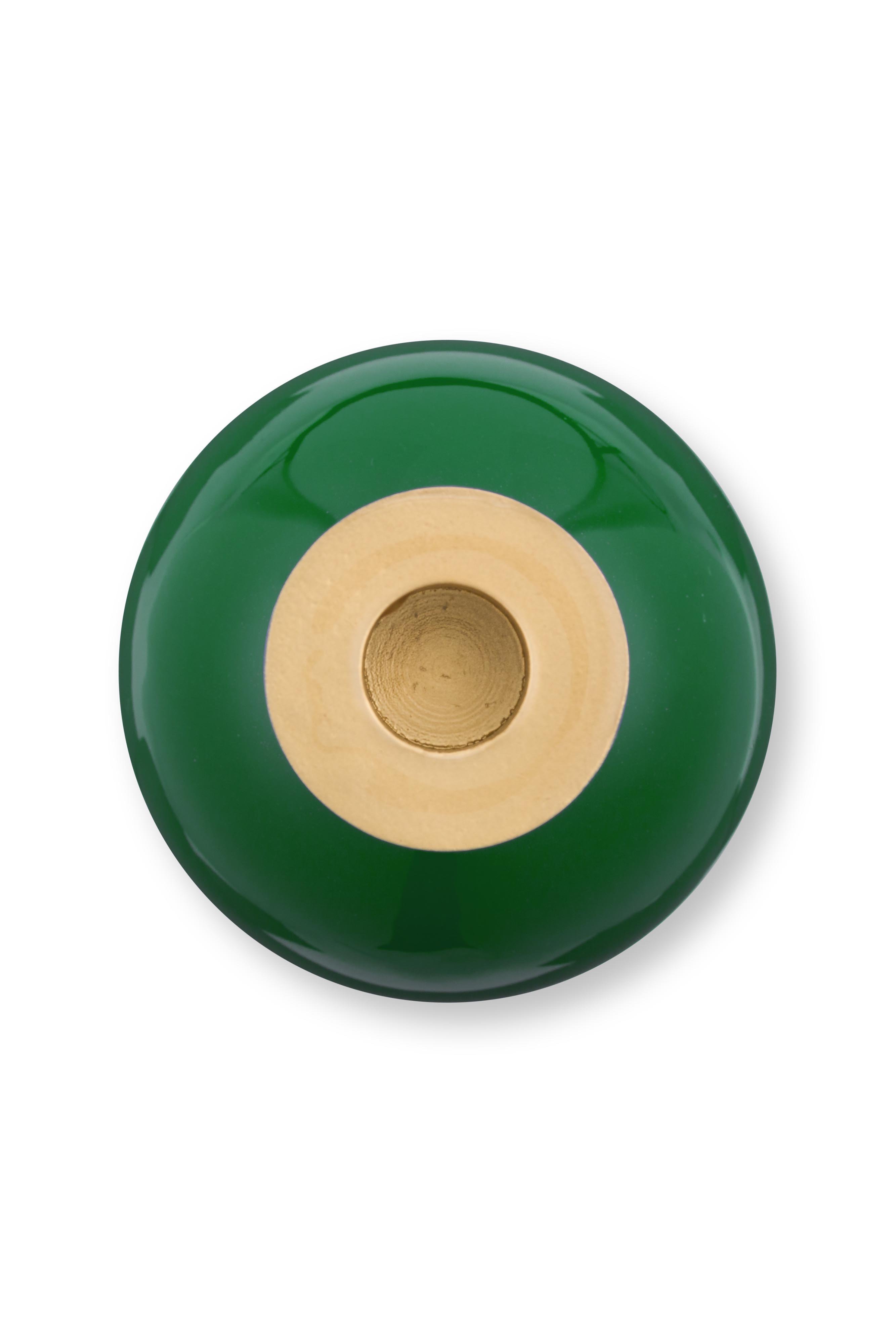 Подсвечник большой Metal Sphere Green ракурс 3