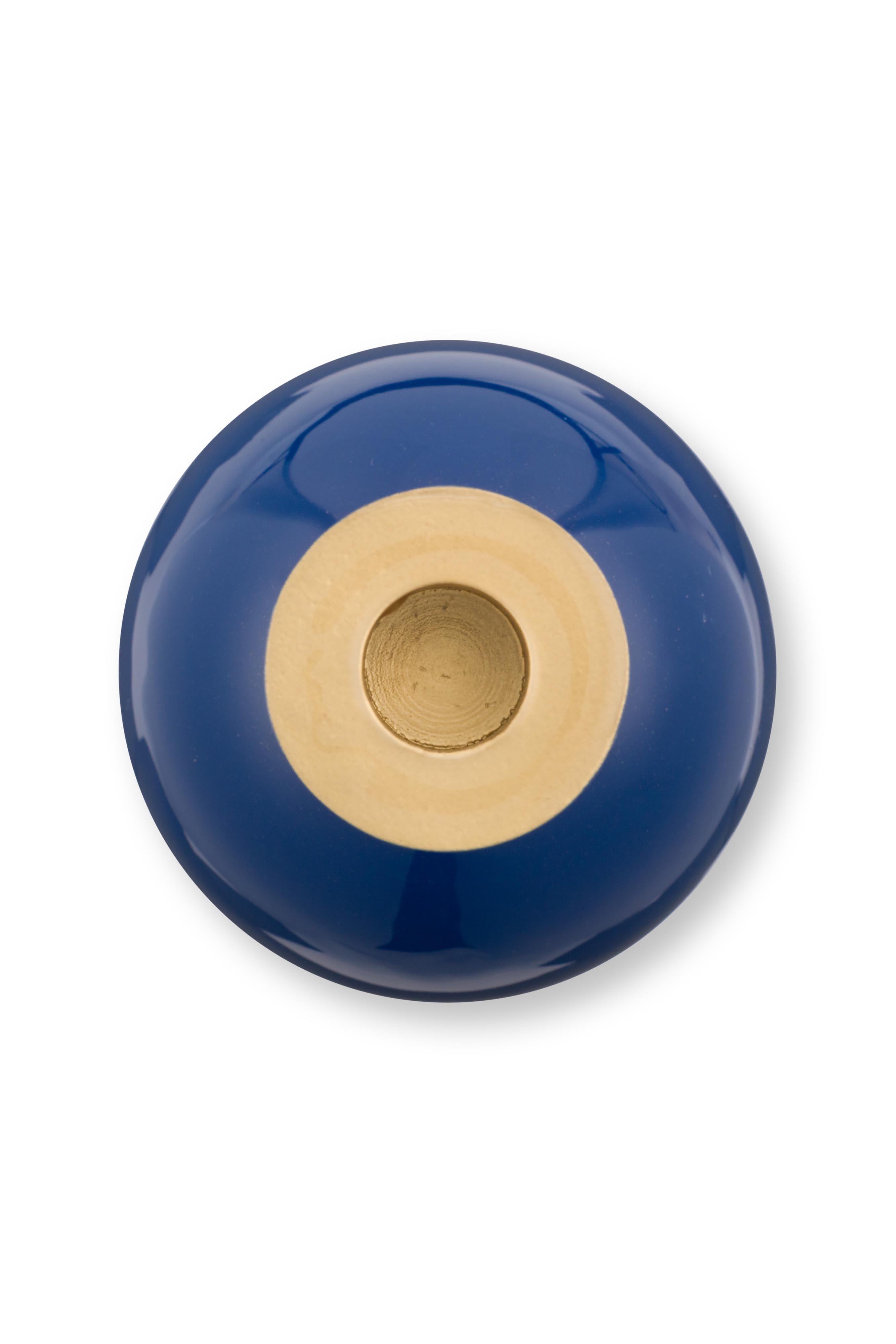 Подсвечник большой Metal Sphere Navy ракурс 3