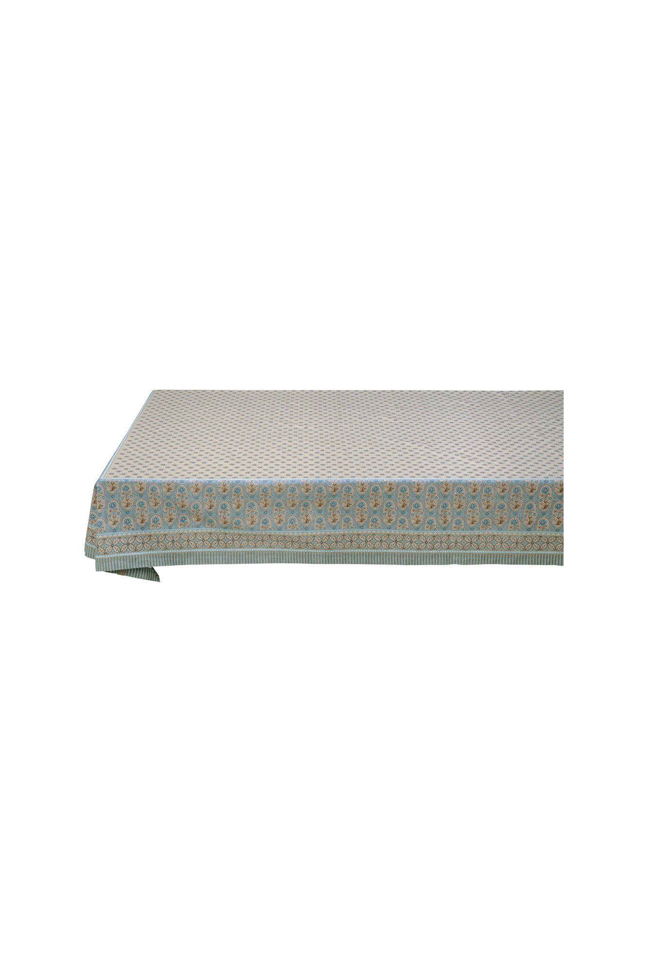 Скатерть Blooming Tales Dark Khaki-Blue ракурс 2