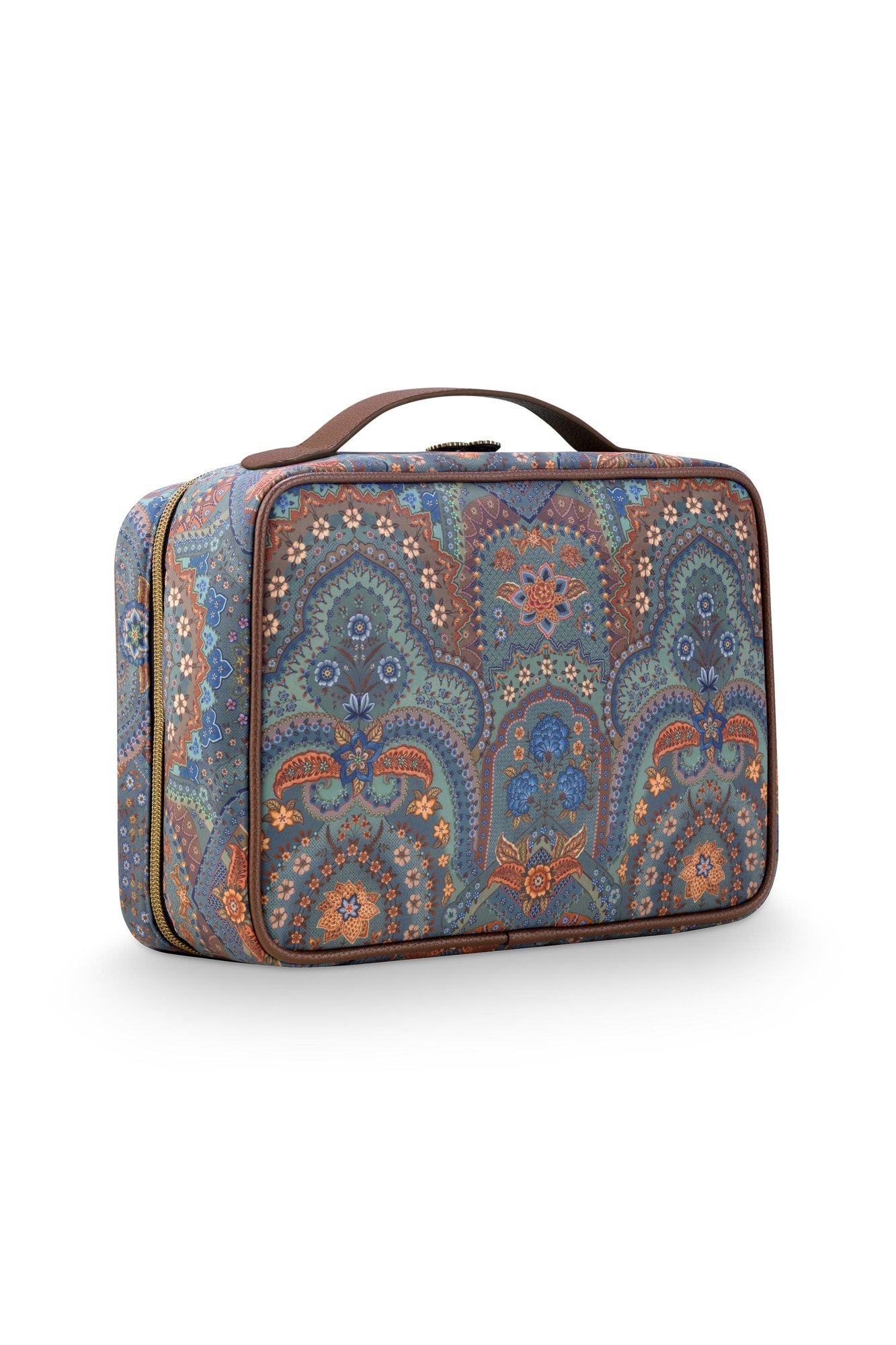 Косметичка бьюти-кейс Casey Jabali Blue, 4 л ракурс 3