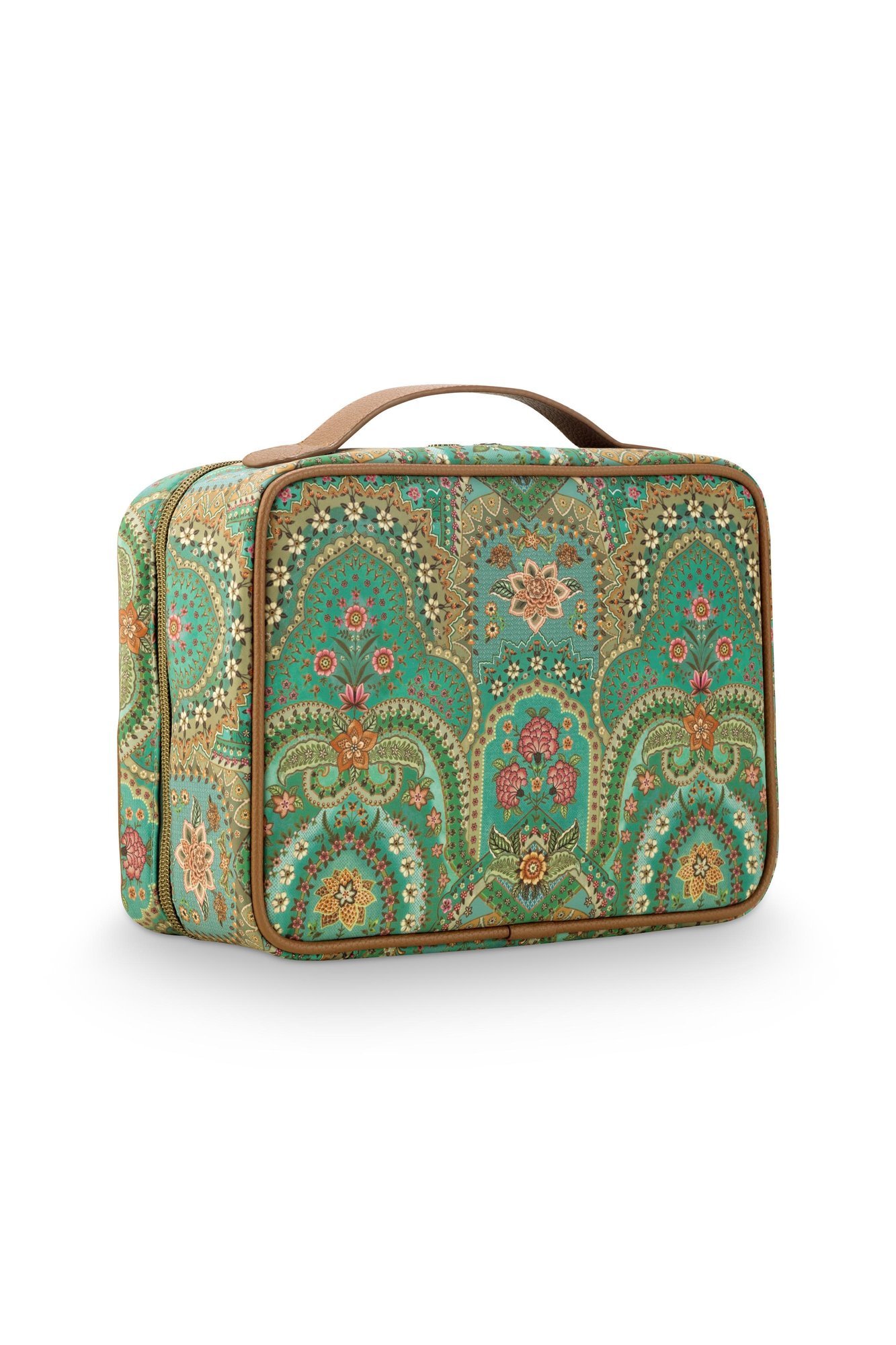 Косметичка бьюти-кейс Casey Jabali Green, 4 л ракурс 3