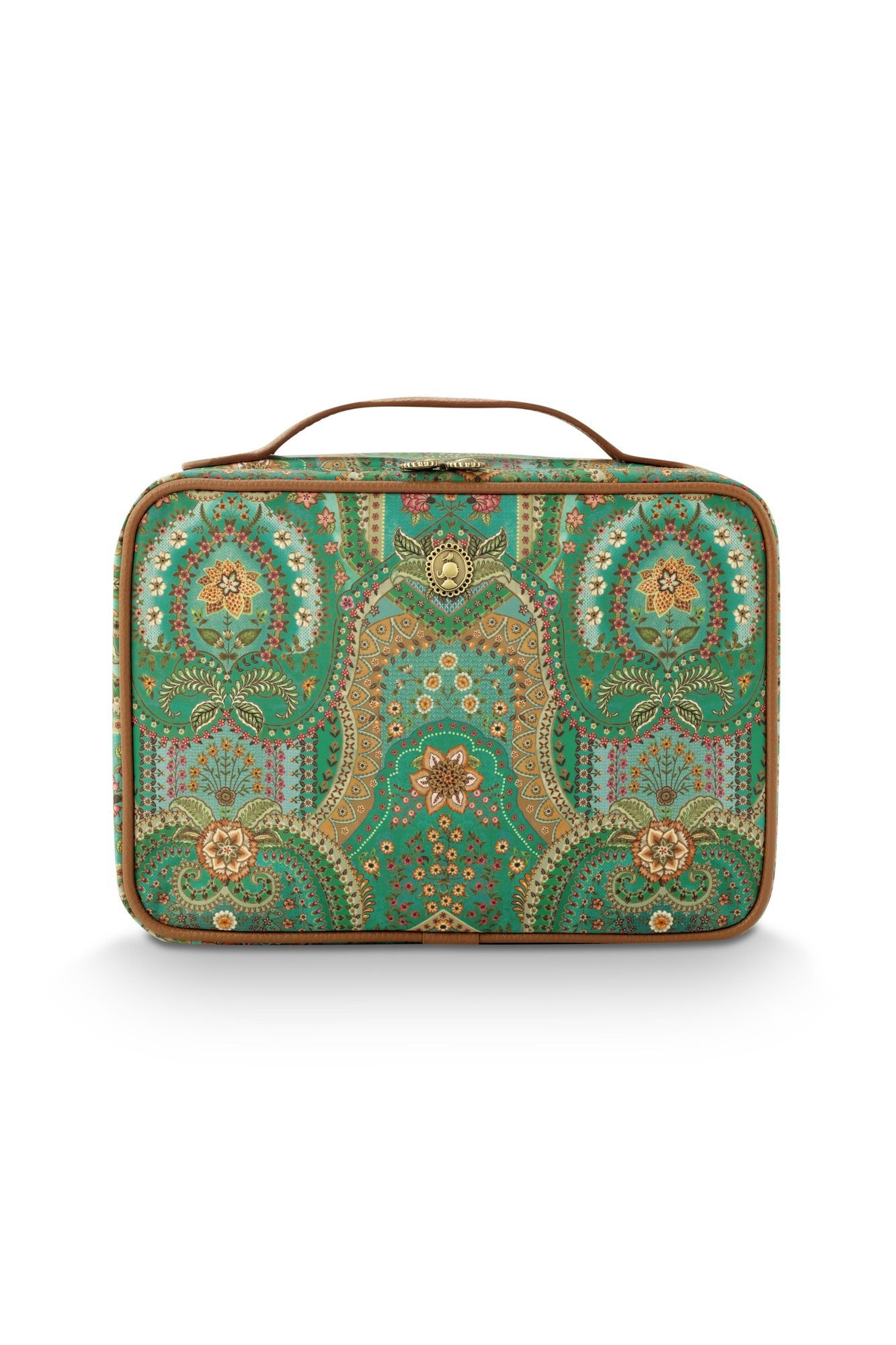 Косметичка бьюти-кейс Casey Jabali Green, 4 л ракурс 2