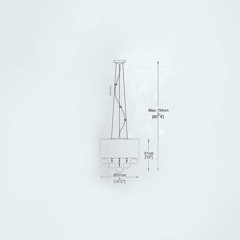 Люстра P0173-05C, фото 4