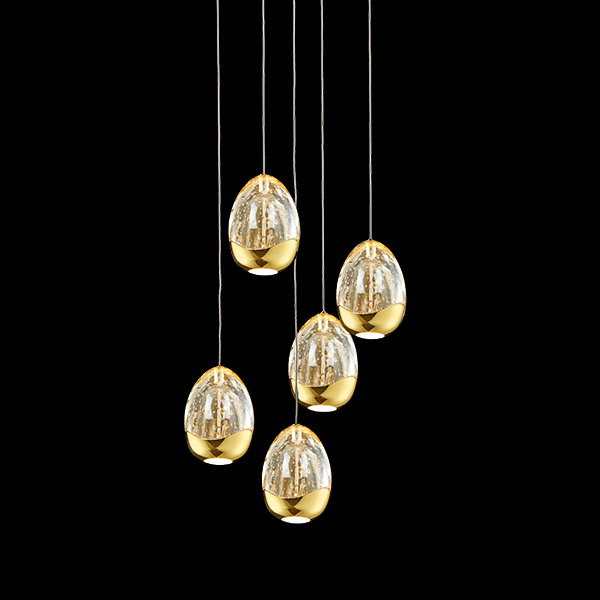Подвесной светильник MD13003023-5A gold, фото 3