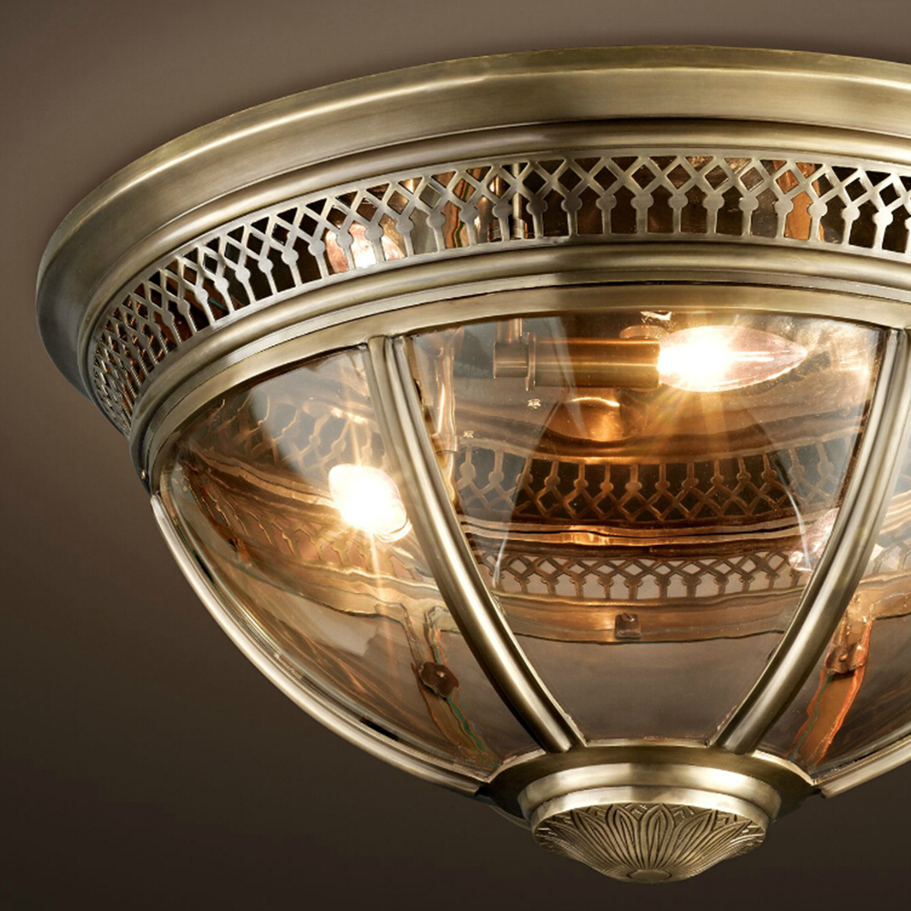 Потолочный светильник Residential 3 ant. brass, фото 3
