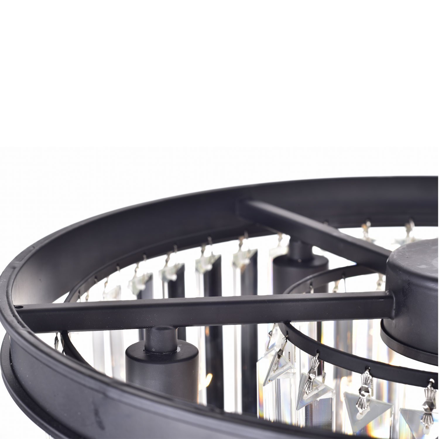 Люстра Odeon 6 black/clear, фото 4