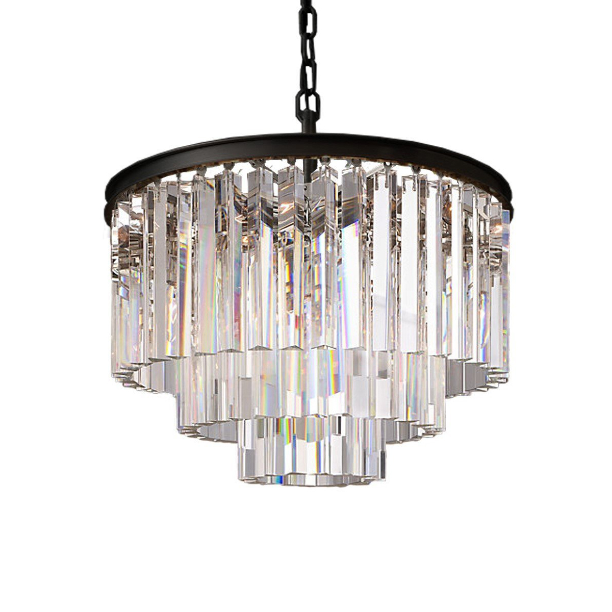 Люстра Odeon 6 black/clear, фото 2