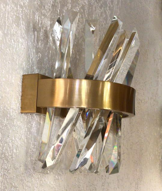 Настенный светильник Akasha 250A light antique brass, фото 3