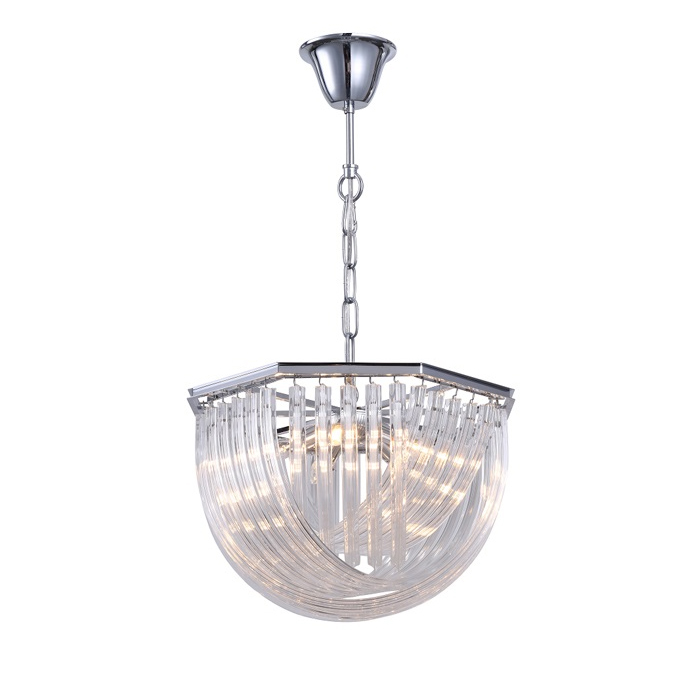 Люстра Murano 5 chrome, фото 3