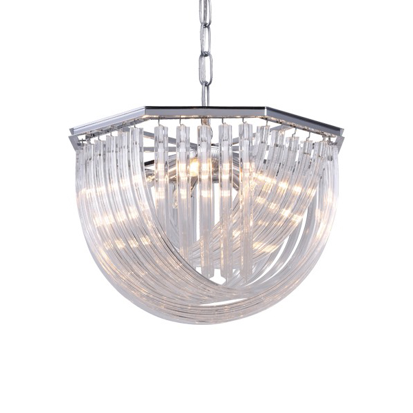 Люстра Murano 5 chrome, фото 2