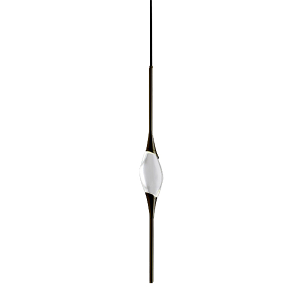 Подвесной светильник Pezzo 1 pearl black, фото 2