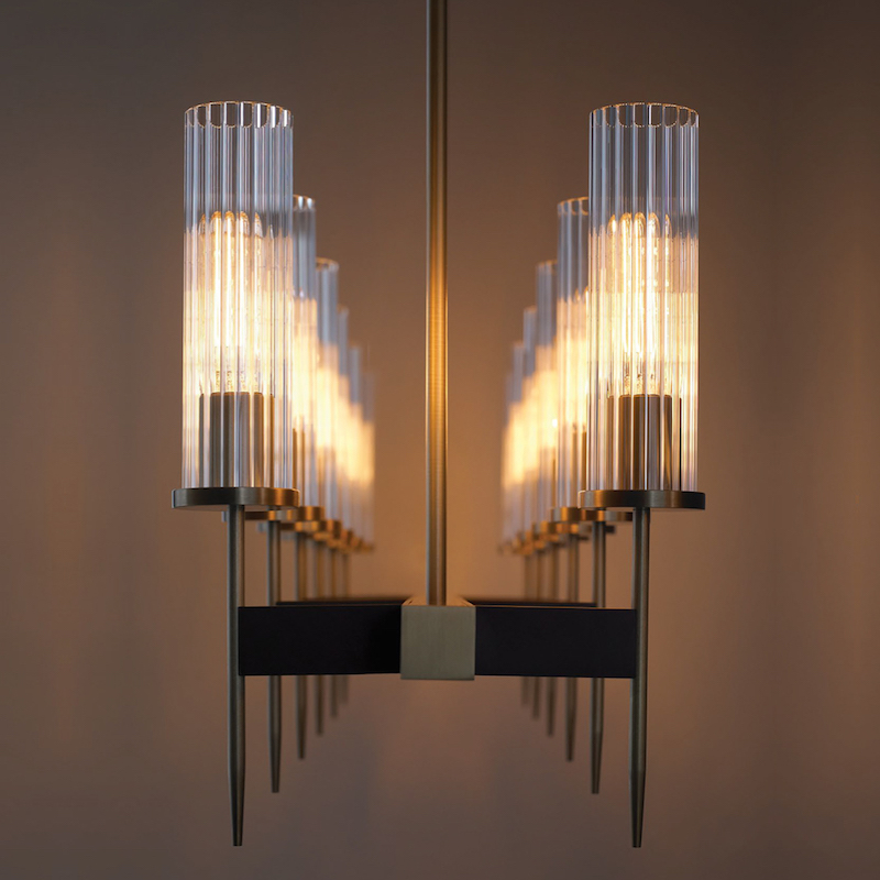 Люстра Alouette 12 brass, фото 3
