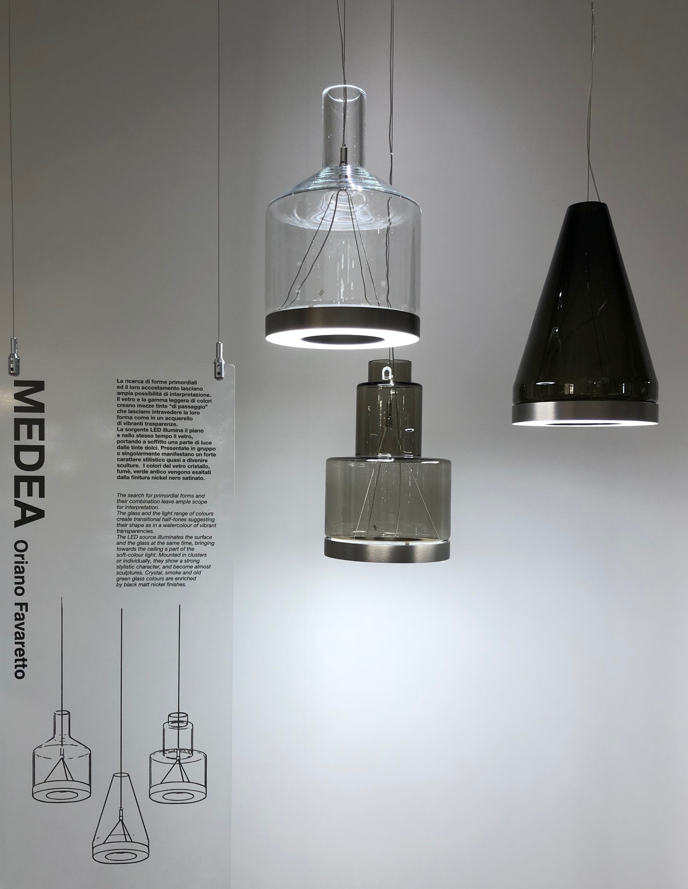Подвесной светильник Medea SP 2 smoky, фото 8