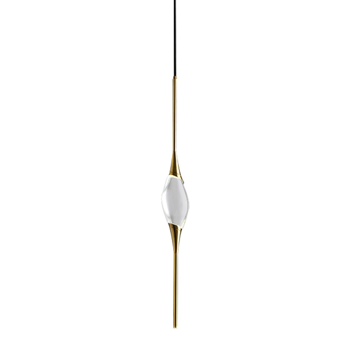 Подвесной светильник Pezzo 1 gold, фото 2
