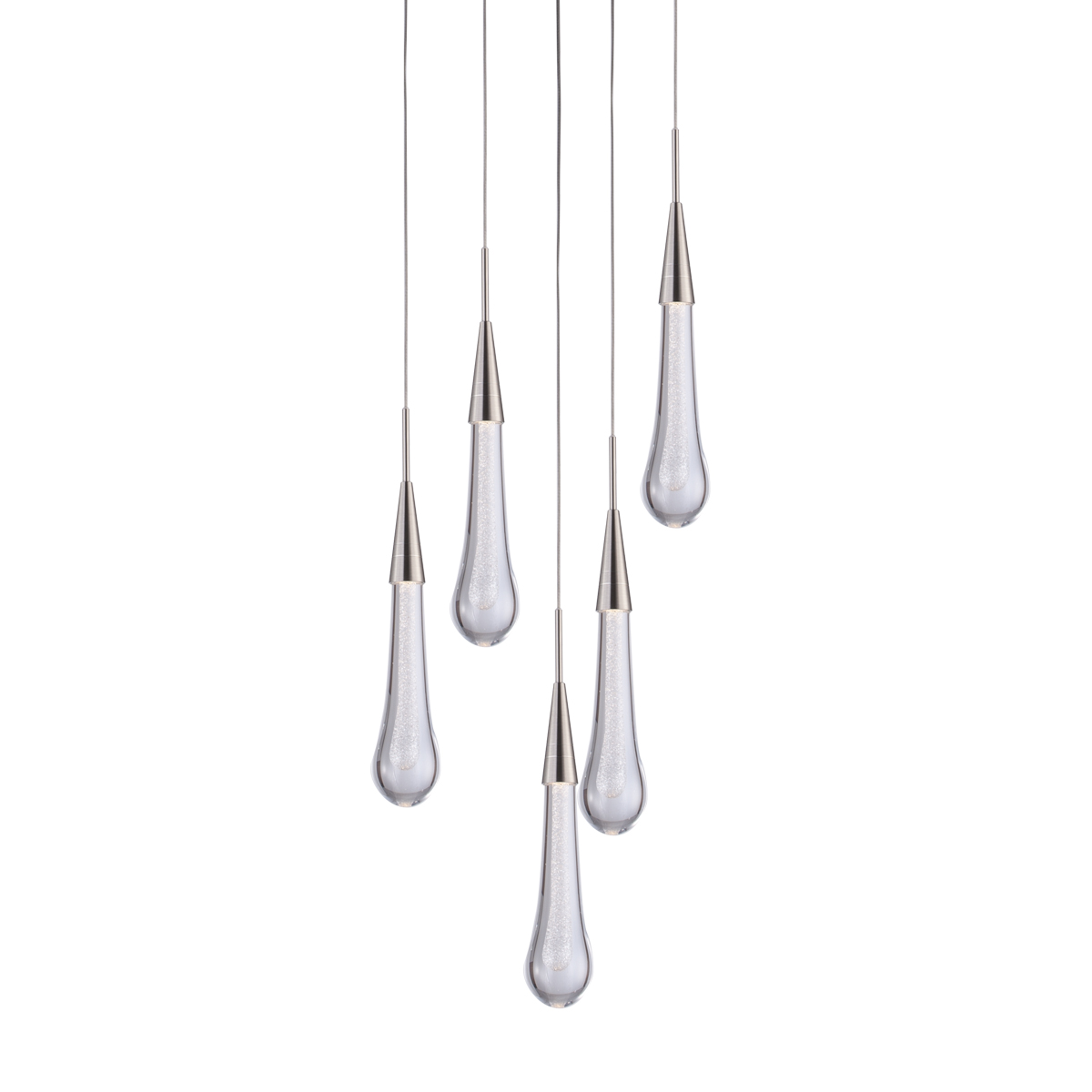 Подвесной светильник Pour 5A satin nickel, фото 2
