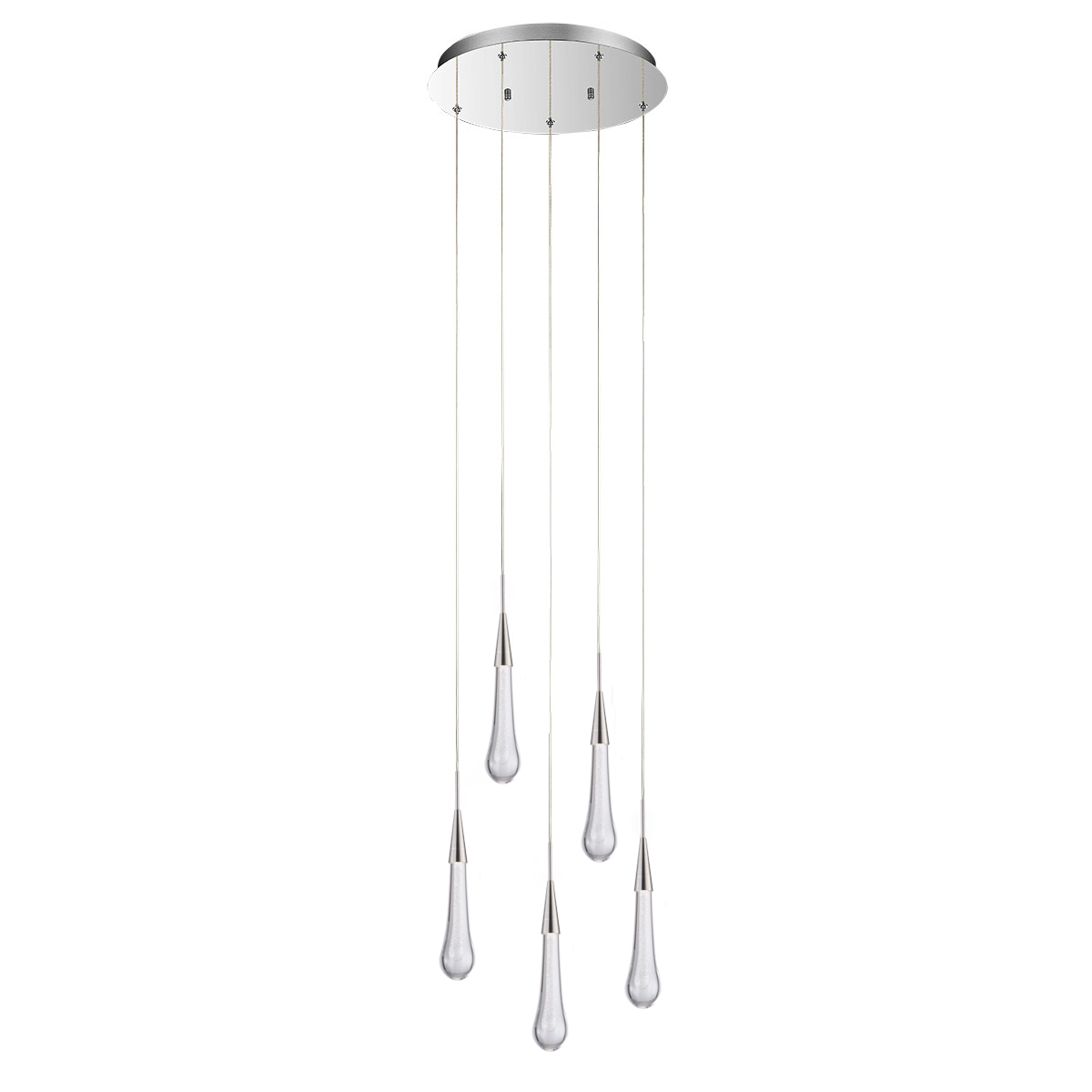 Подвесной светильник Pour 5A satin nickel, фото 3