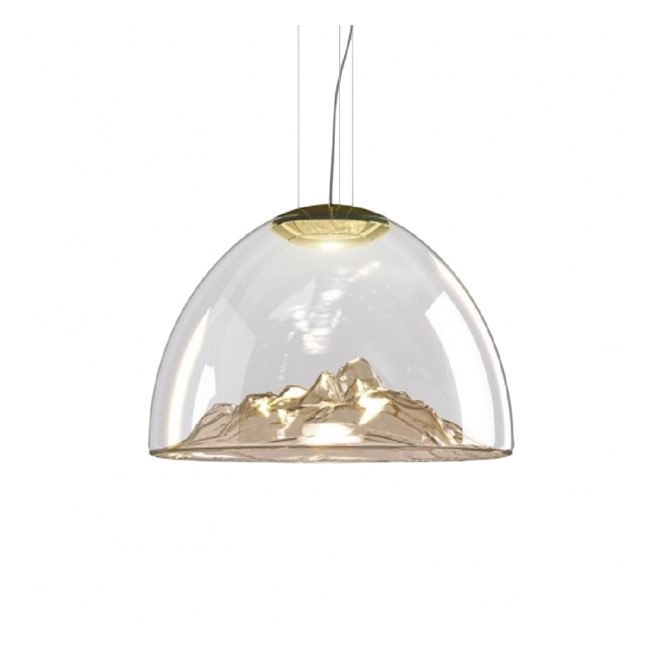 Подвесной светильник SP Mountain amber/gold, фото 2