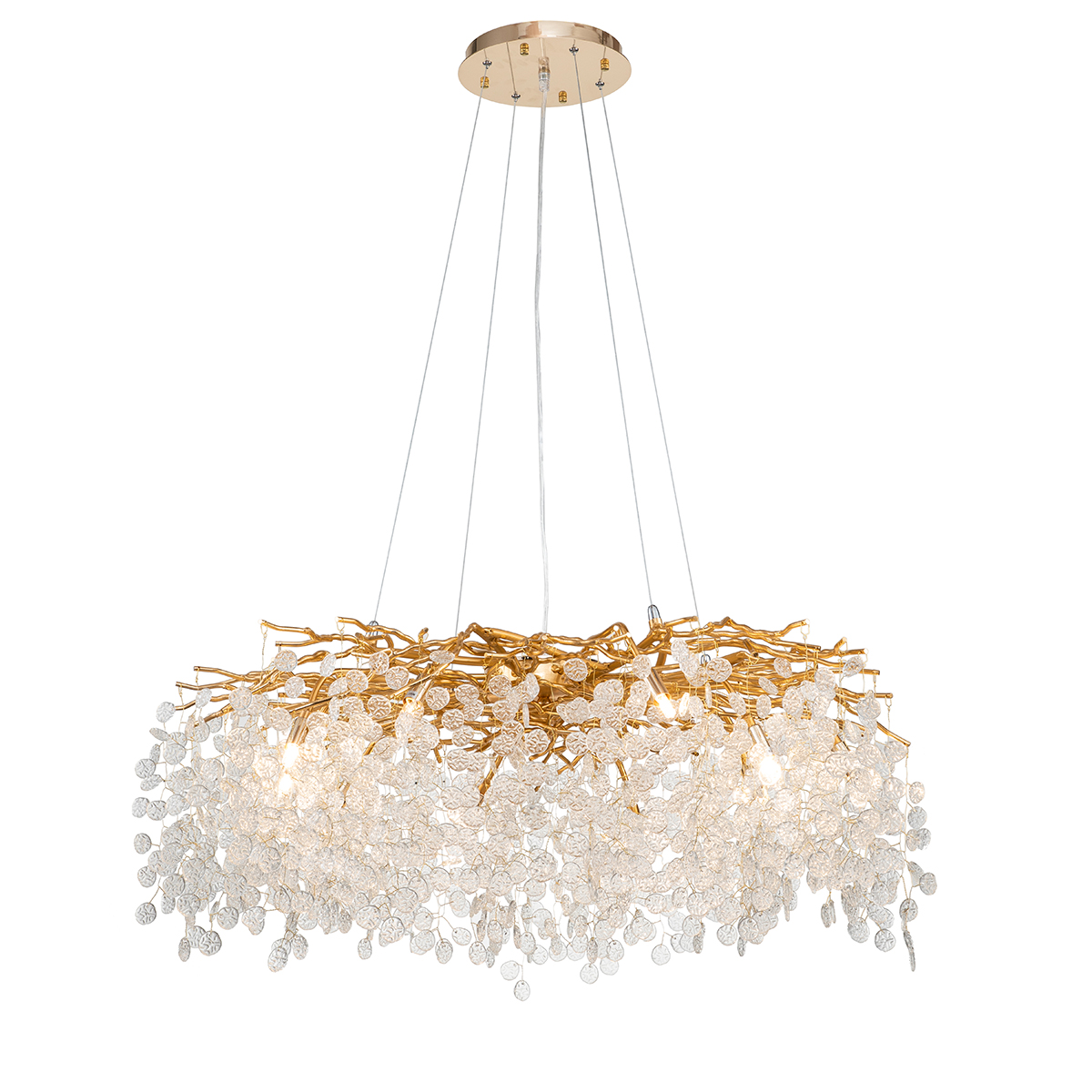 Люстра FTB006R-100 brass/clear, фото 3