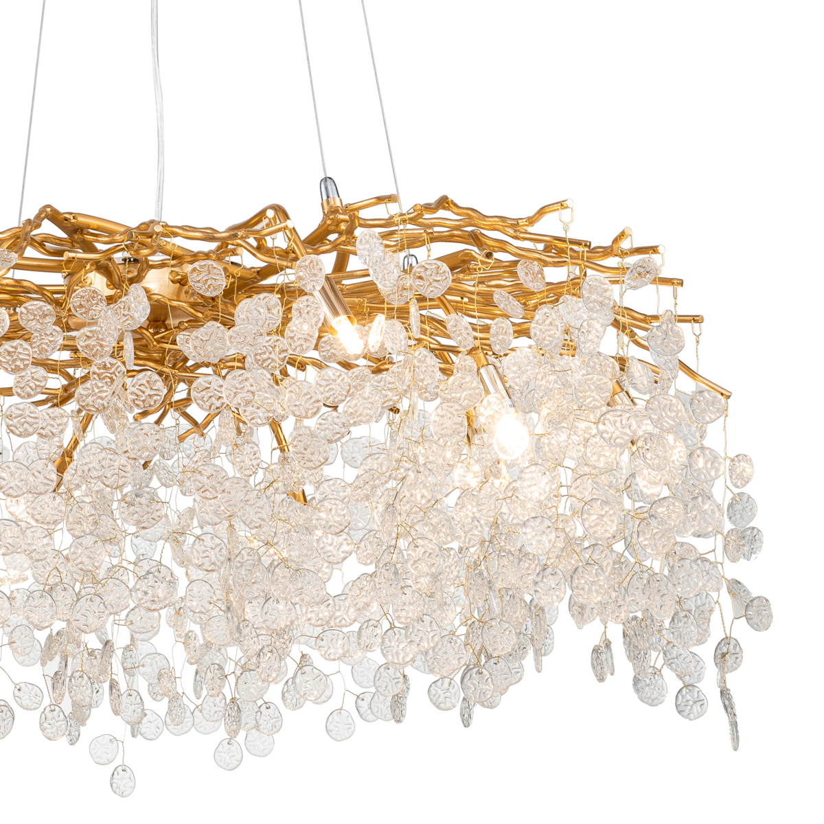 Люстра FTB006R-100 brass/clear, фото 4