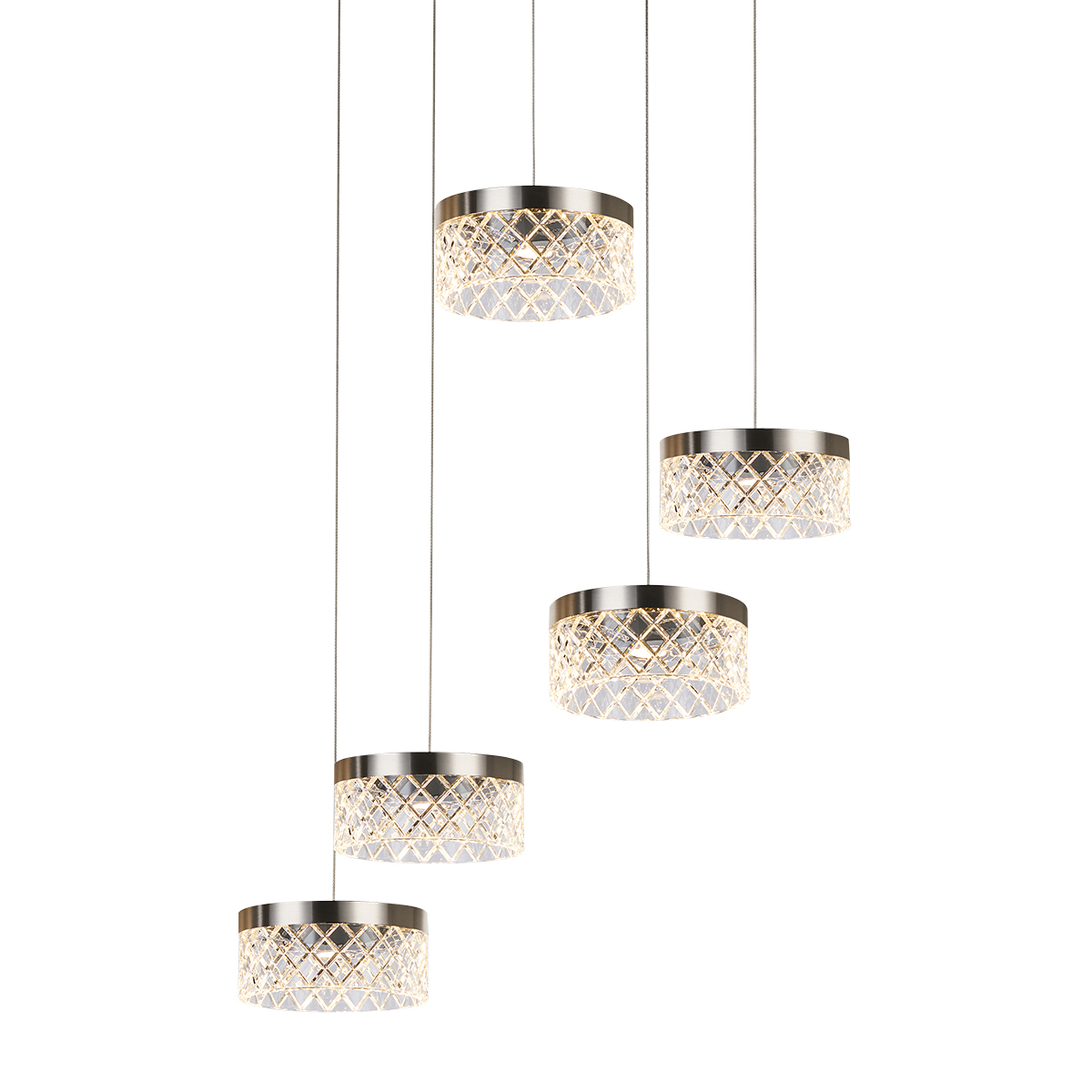 Подвесной светильник MD21020075-5A satin nickel, фото 2