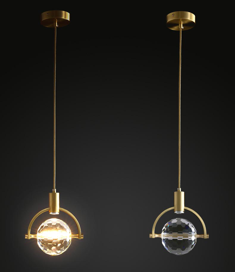 Подвесной светильник 2121P/A brass/clear, фото 3