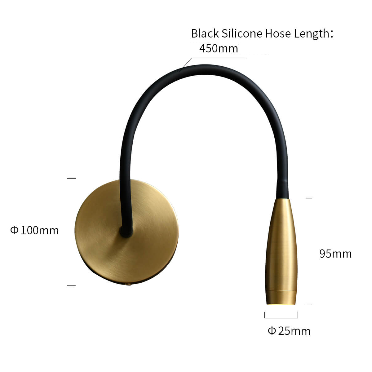 Настенный светильник MT9016-1W brass, фото 7