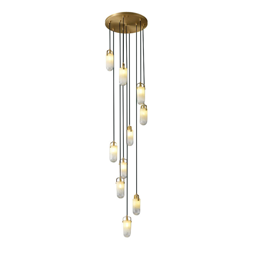 Подвесной светильник MT9056-10H brass, фото 2