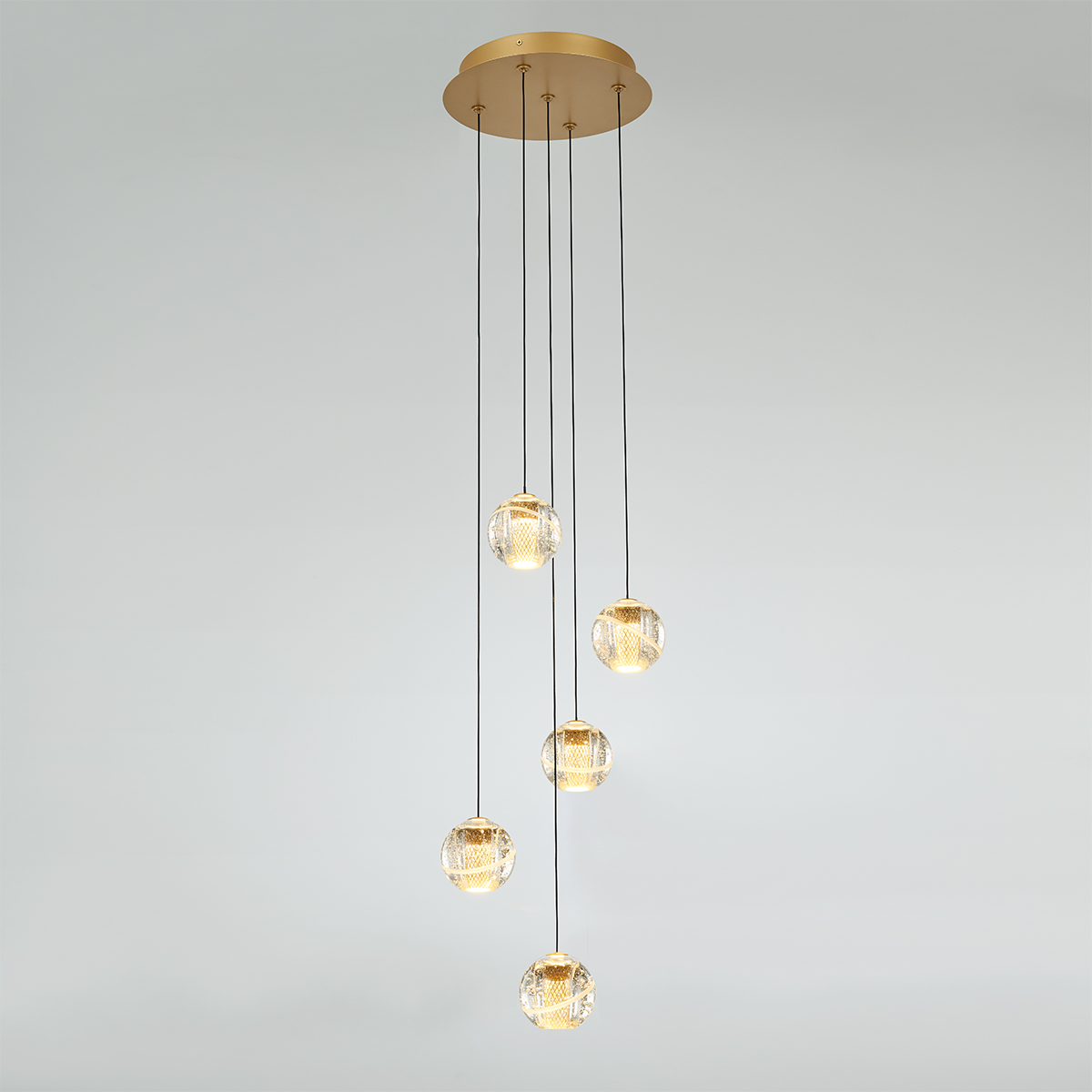 Подвесной светильник MD22001052-5A gold, фото 3