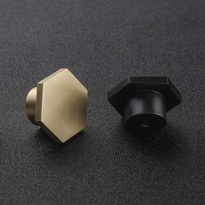 Ручка-кнопка HK005 brass, фото 2