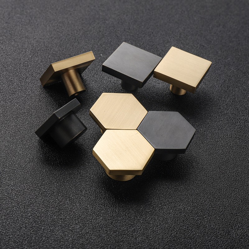 Ручка-кнопка HK005 brass, фото 3