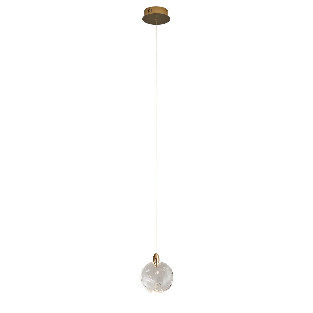 Подвесной светильник OD2440-1 gold/clear, фото 2