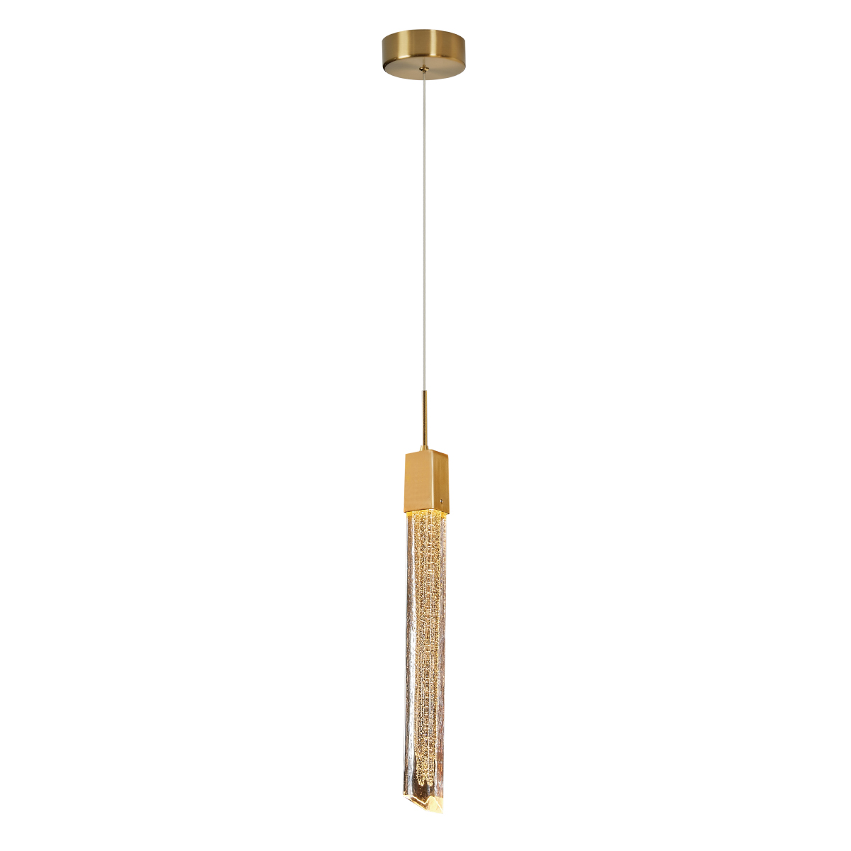 Подвесной светильник OD2510-1 gold/smoky, фото 2