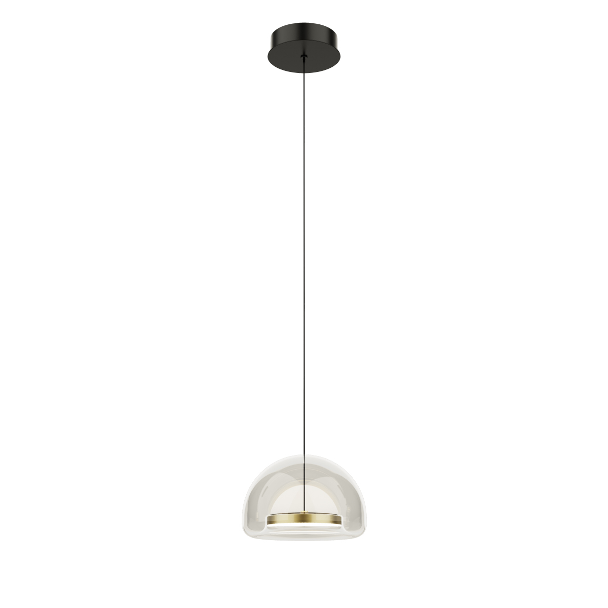 Подвесной светильник MD24030031-1A brass/clear, фото 2