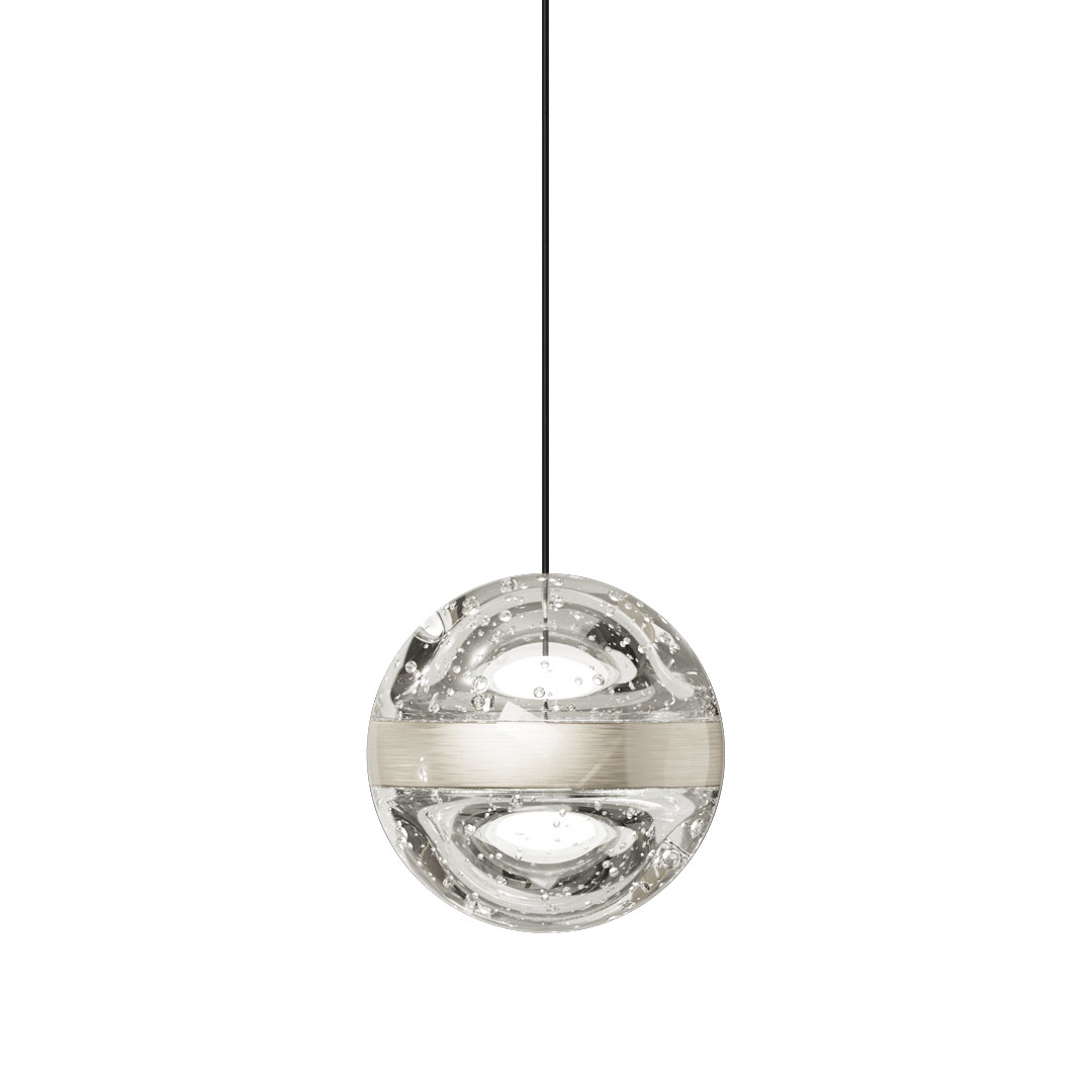 Подвесной светильник MD23030088-1A nickel/clear, фото 2