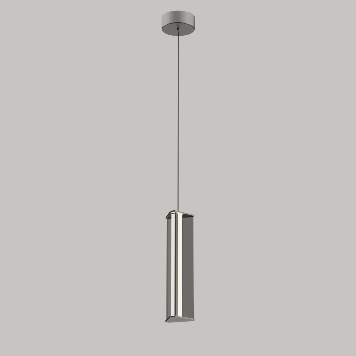 Подвесной светильник MD24001031-1B nickel/grey, фото 4