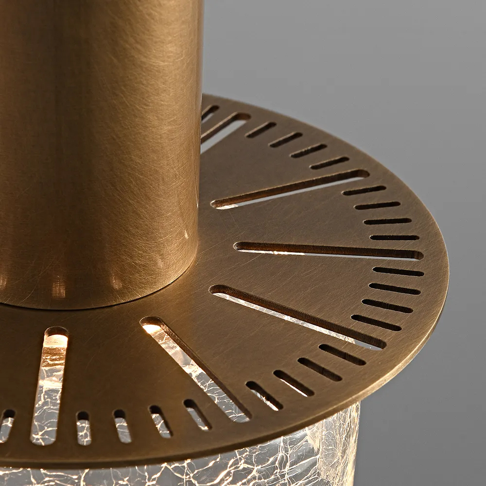 Подвесной светильник MT9171-1HA аntique brass, фото 5