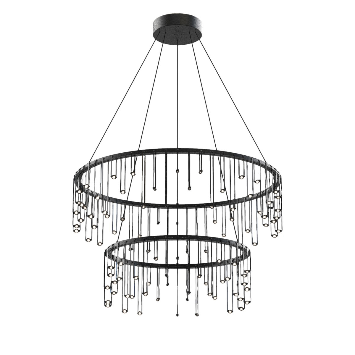 Подвесной светильник MD23001008-2A black, фото 2
