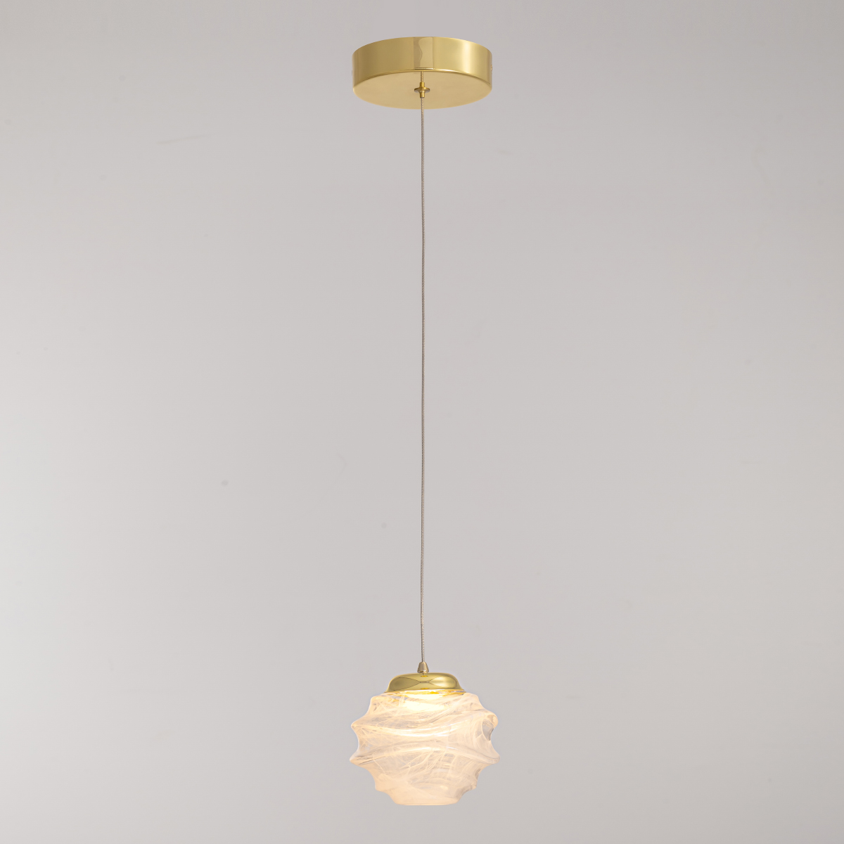 Подвесной светильник MD25030003-1A gold/clear, фото 4