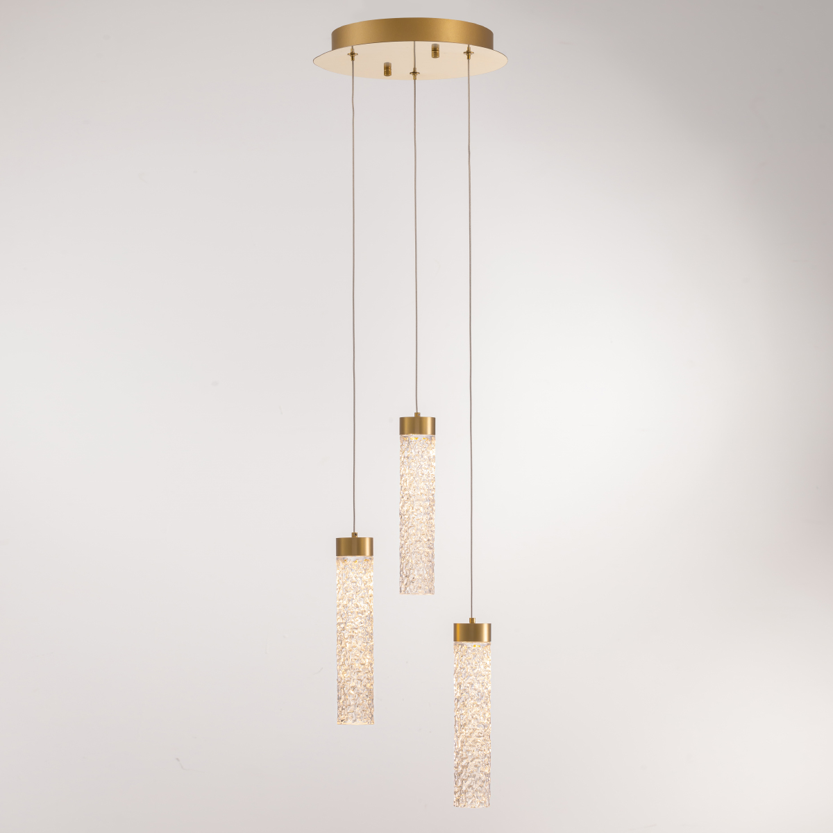 Подвесной светильник MD24030028-3A brass/clear, фото 4