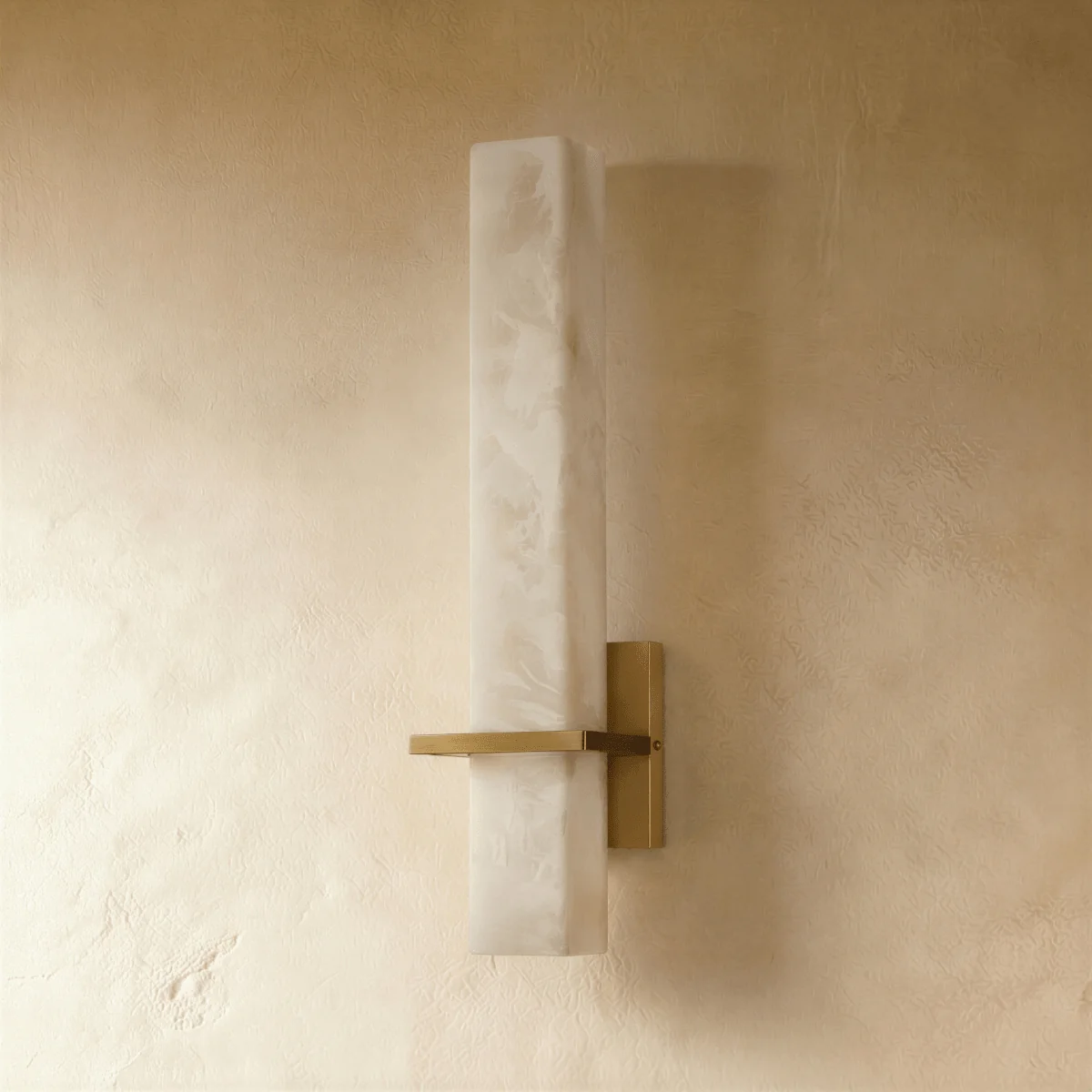 Настенный светильник DL-6556W Gold / White Alabaster, фото 3