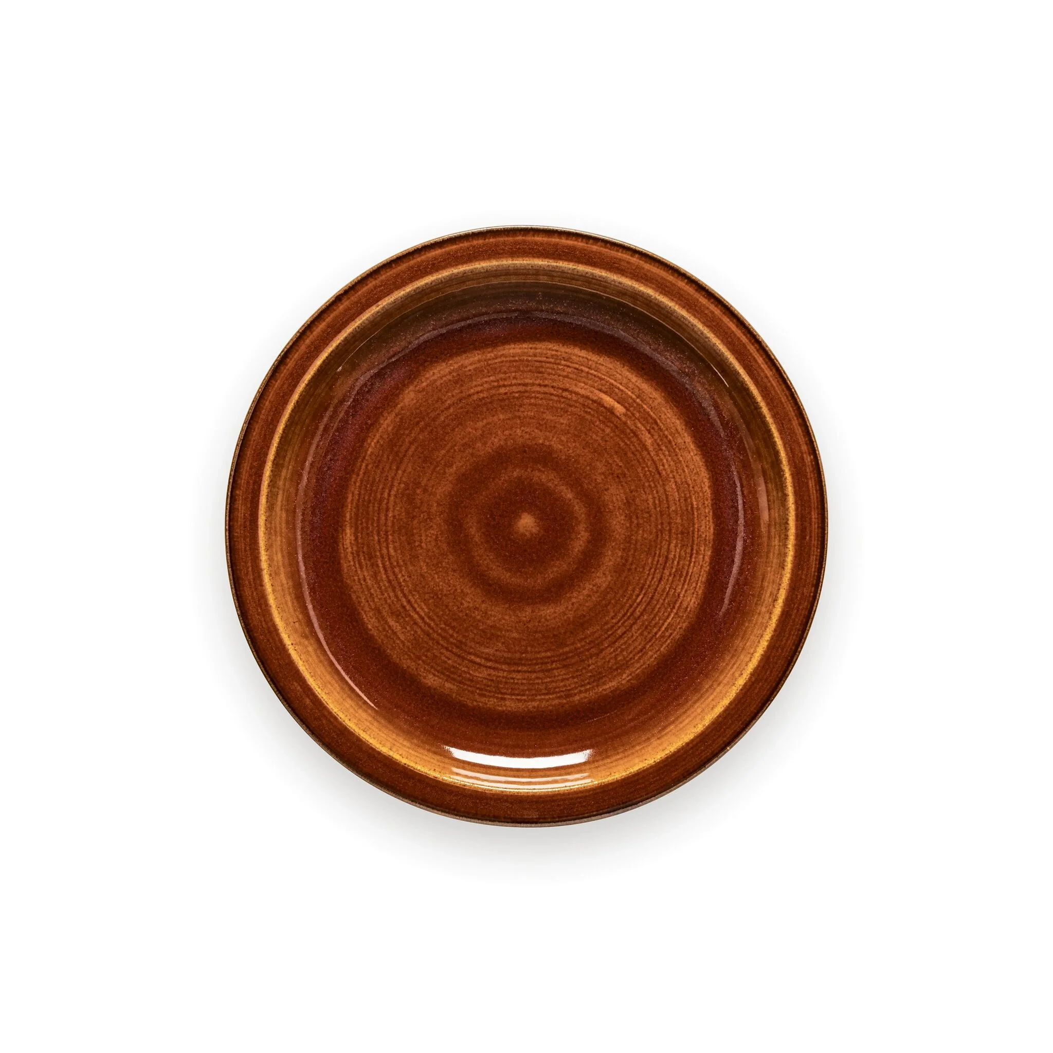 Тарелка Poterie, 26 см, терракотовый